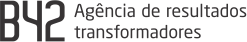 Logo da B42, agência de resultados transformadores.